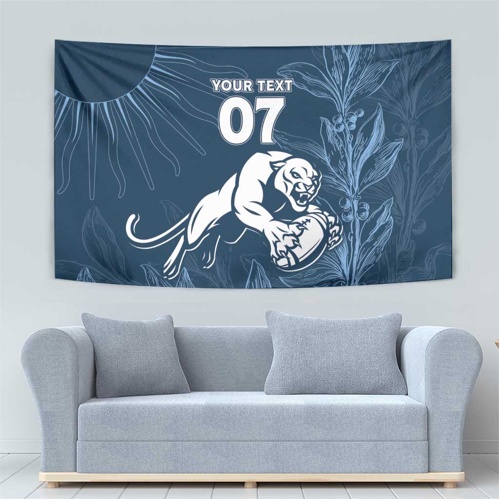 Argentina Rugby Los Pumas Custom Tapestry Laurel Wreath Inspired - Wonder Print Shop