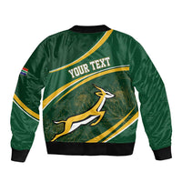 South Africa Rugby Personalized Bokke Bomber Jacket Springboks - Stronger Together - Wonder Print Shop