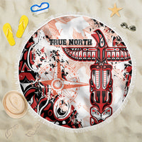 Canada Indigenous Haida Art Beach Blanket True North