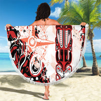 Canada Indigenous Haida Art Beach Blanket True North
