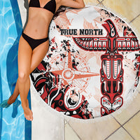 Canada Indigenous Haida Art Beach Blanket True North