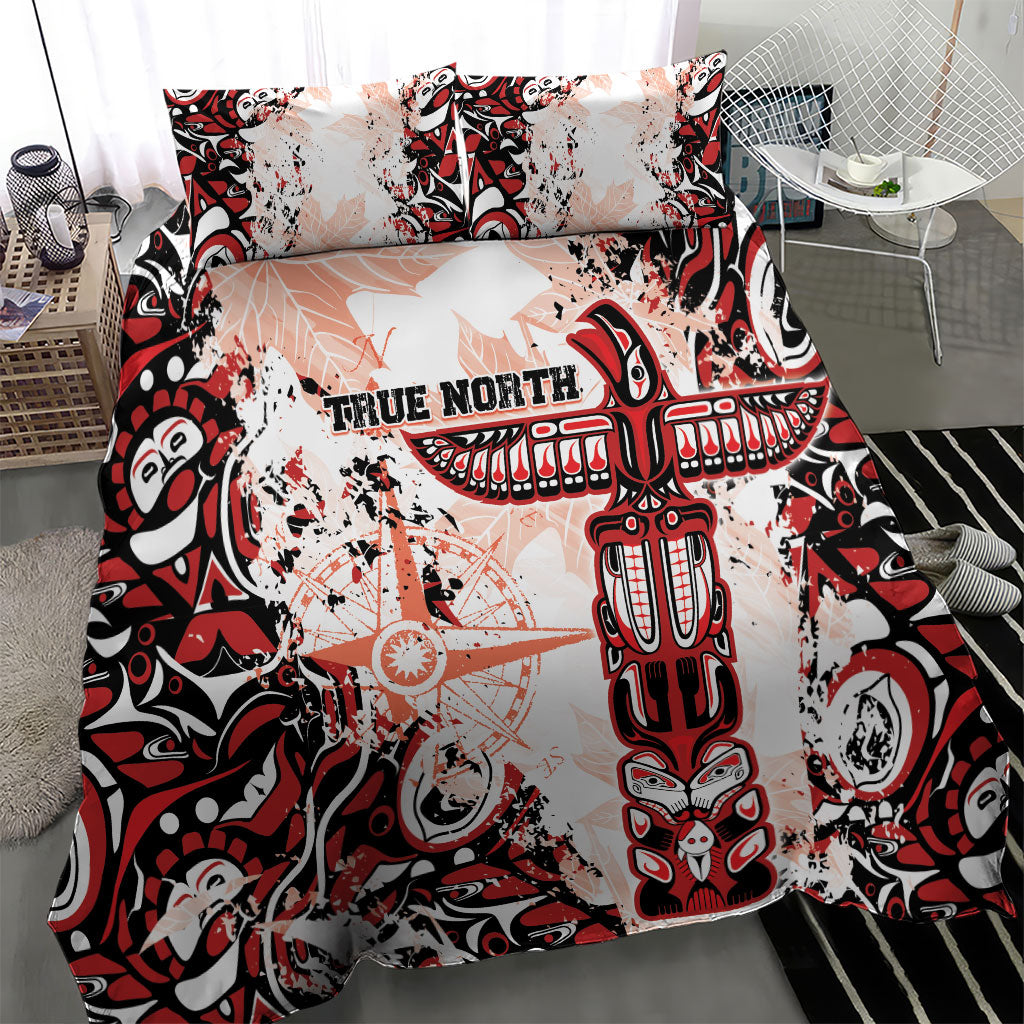 Canada Indigenous Haida Art Bedding Set True North