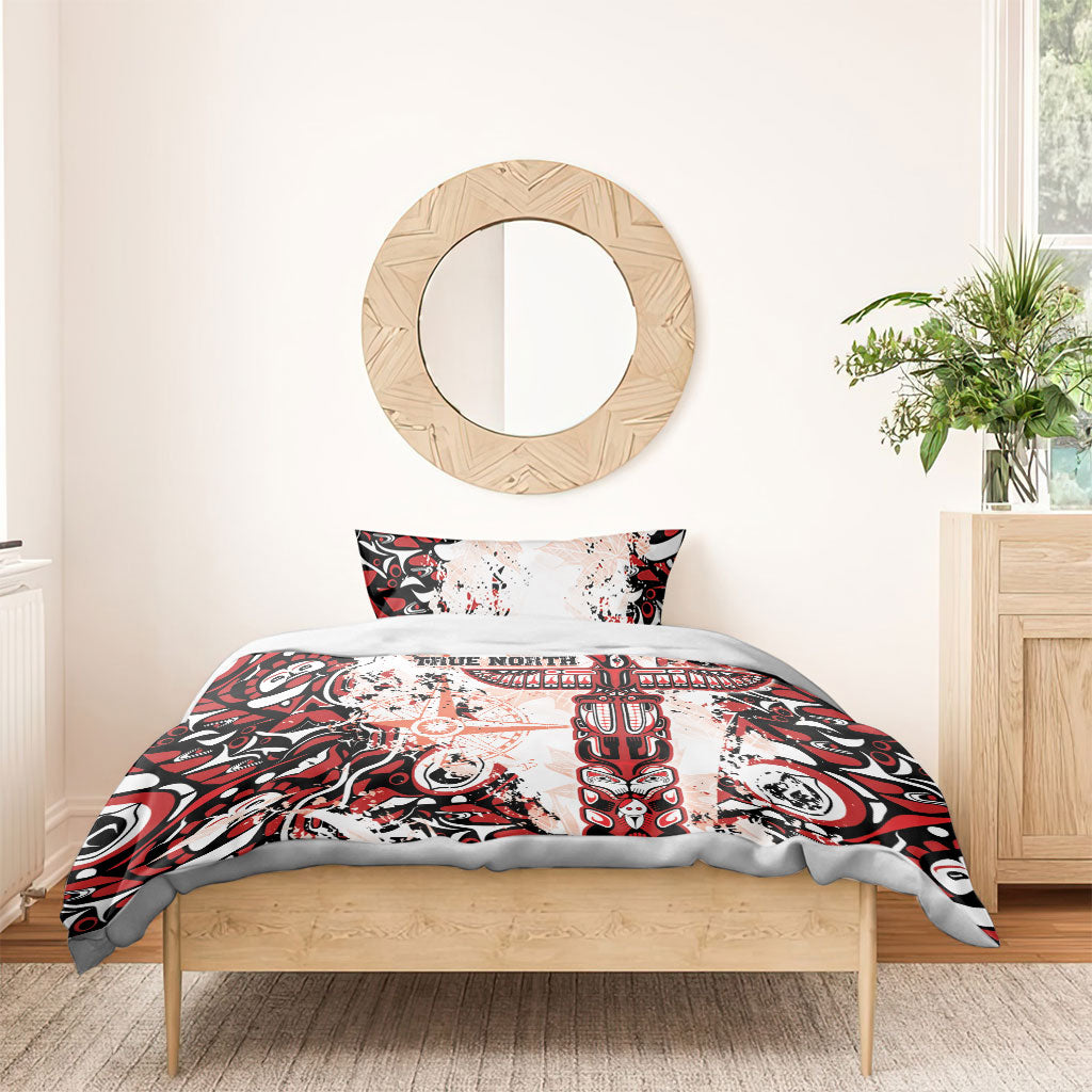 Canada Indigenous Haida Art Bedding Set True North