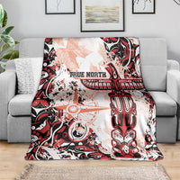 Canada Indigenous Haida Art Blanket True North