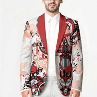 Canada Indigenous Haida Art Personalized Blazer True North