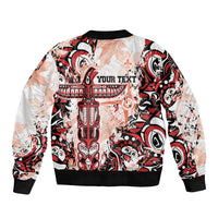 Canada Indigenous Haida Art Personalized Bomber Jacket True North