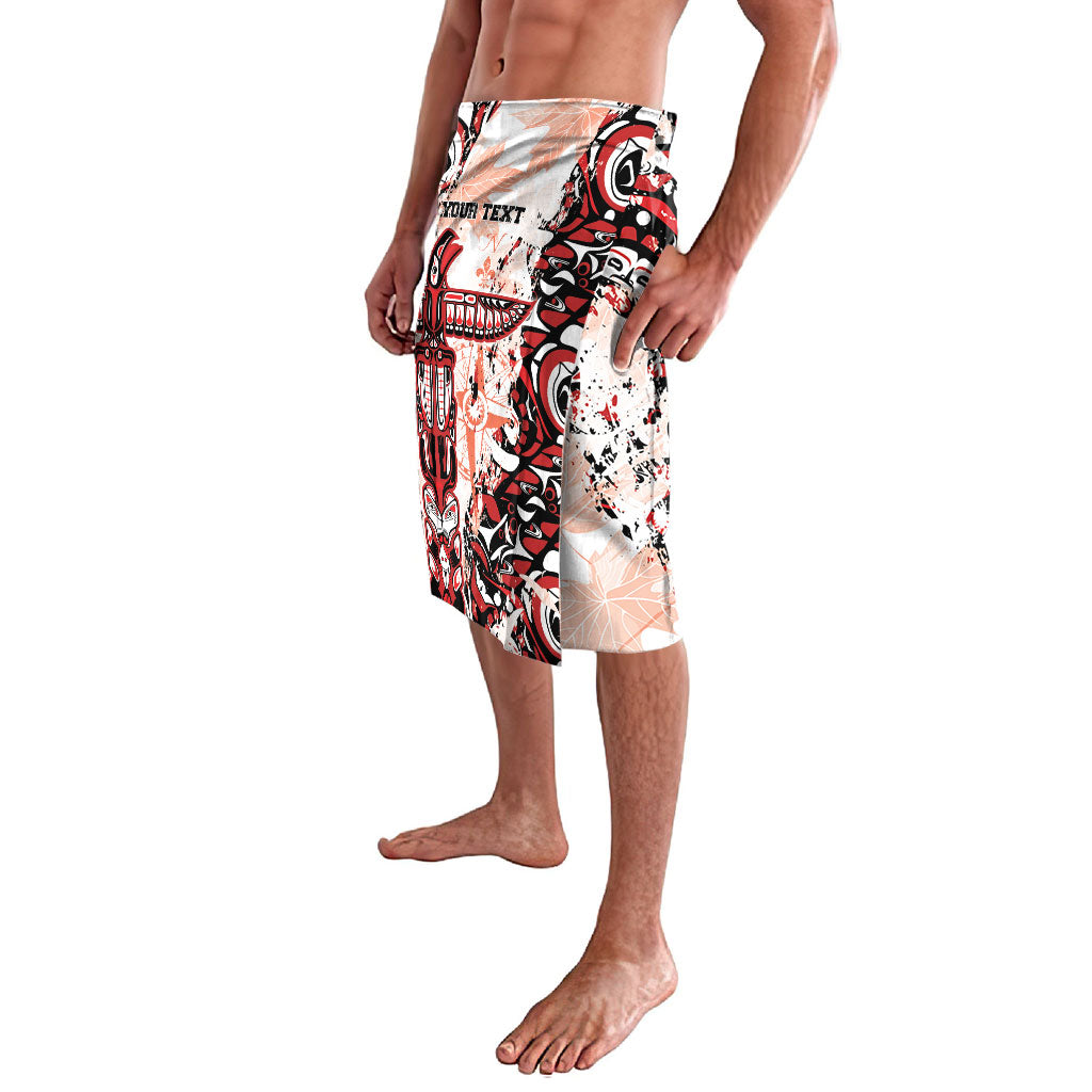 Canada Indigenous Haida Art Personalized Lavalava True North
