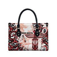 Canada Indigenous Haida Art Leather Bag True North