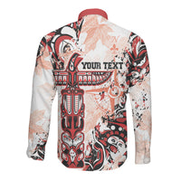 Canada Indigenous Haida Art Personalized Long Sleeve Button Shirt True North
