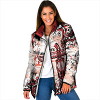 Canada Indigenous Haida Art Personalized Padded Jacket True North