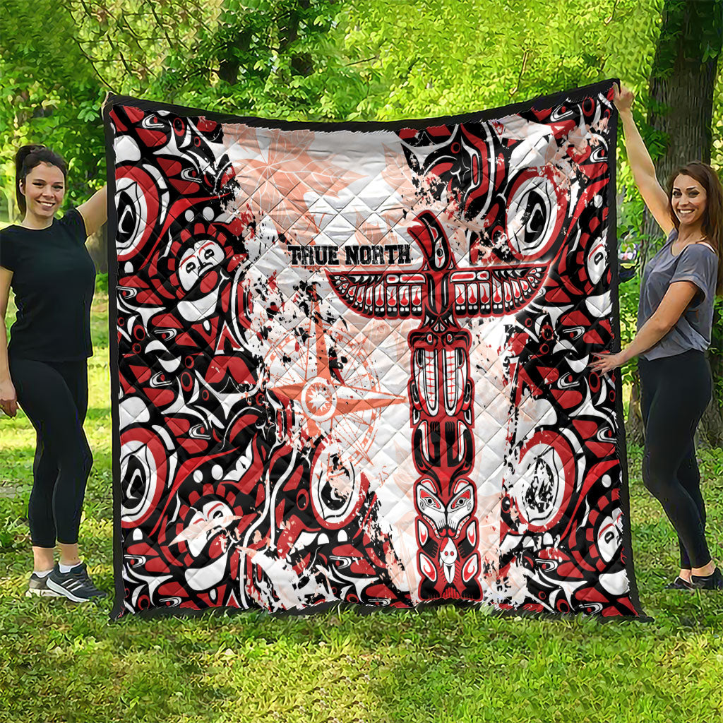 Canada Indigenous Haida Art Quilt True North