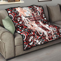 Canada Indigenous Haida Art Quilt True North