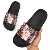 Canada Indigenous Haida Art Slide Sandals True North