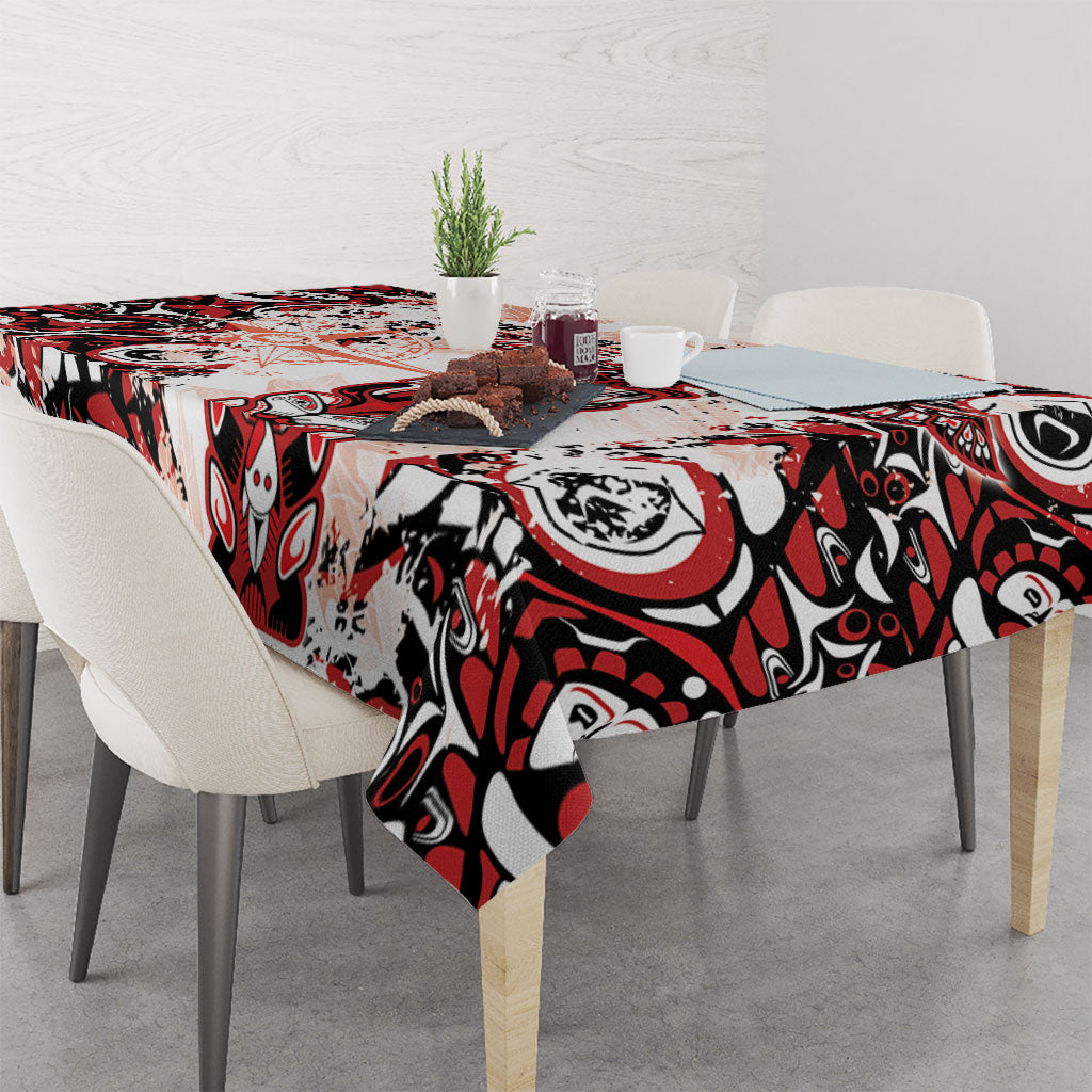 Canada Indigenous Haida Art Tablecloth True North