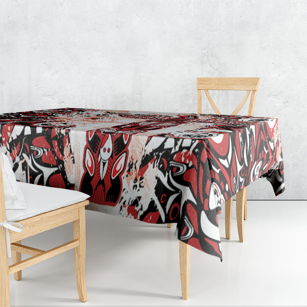 Canada Indigenous Haida Art Tablecloth True North