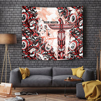 Canada Indigenous Haida Art Tapestry True North