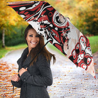 Canada Indigenous Haida Art Umbrella True North