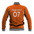 Personalised Netherlands Football Baseball Jacket Lionesses World Cup 2023 LT7 - Wonder Print Shop