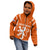 Personalised Netherlands Football Kid Hoodie Lionesses World Cup 2023 - Wonder Print Shop