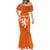 Personalised Netherlands Football Mermaid Dress Lionesses World Cup 2023 - Wonder Print Shop