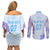 Personalised Spain Football Couples Matching Off Shoulder Short Dress and Long Sleeve Button Shirts Coral Reef Jersey Replica Inspired LT7 - Wonder Print Shop
