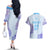 Personalised Spain Football Couples Matching Off The Shoulder Long Sleeve Dress and Hawaiian Shirt Coral Reef Jersey Replica Inspired LT7 - Wonder Print Shop