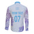 Personalised Spain Football Long Sleeve Button Shirt Coral Reef Jersey Replica Inspired - Wonder Print Shop