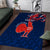 Personalised France Rugby Area Rug 2023 World Cup Allez Les Bleus Grunge Style LT7 - Wonder Print Shop