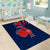 Personalised France Rugby Area Rug 2023 World Cup Allez Les Bleus Grunge Style LT7 - Wonder Print Shop