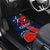 Personalised France Rugby Car Mats 2023 World Cup Allez Les Bleus Grunge Style LT7 - Wonder Print Shop