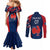 personalised-france-rugby-couples-matching-mermaid-dress-and-long-sleeve-button-shirts-2023-world-cup-allez-les-bleus-grunge-style