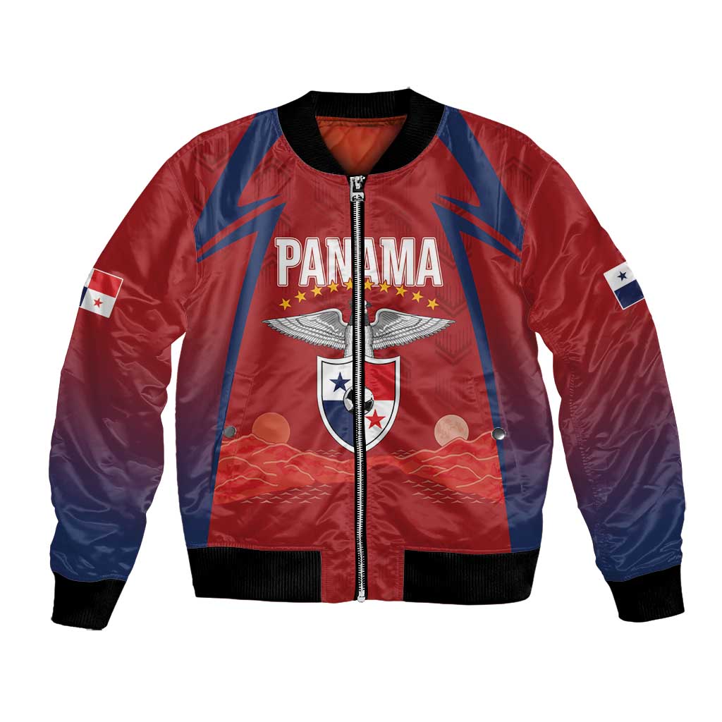 Afro-Panama Football 2026 Custom Bomber Jacket La Marea Roja Making History - Wonder Print Shop