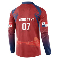 Afro-Panama Football 2026 Custom Button Sweatshirt La Marea Roja Making History