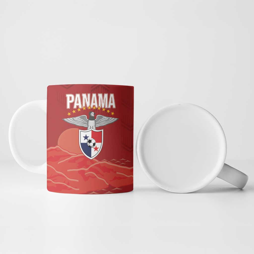 Afro-Panama Football 2026 Custom Ceramic Mug La Marea Roja Making History - Wonder Print Shop