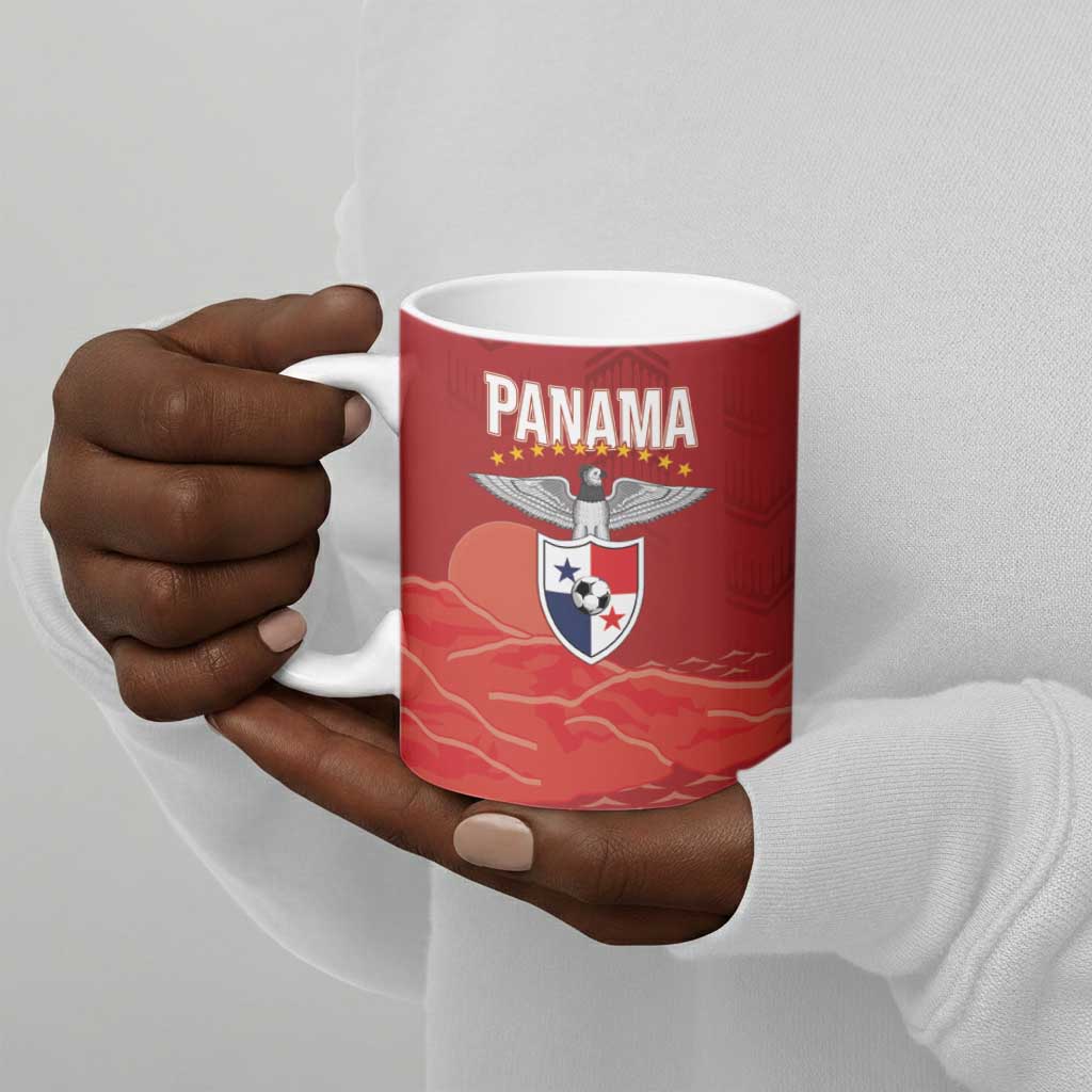 Afro-Panama Football 2026 Custom Ceramic Mug La Marea Roja Making History - Wonder Print Shop