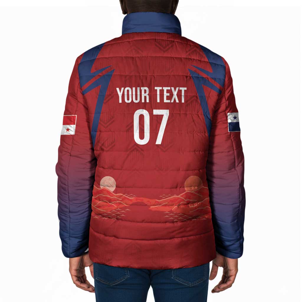 Afro-Panama Football 2026 Custom Padded Jacket La Marea Roja Making History - Wonder Print Shop