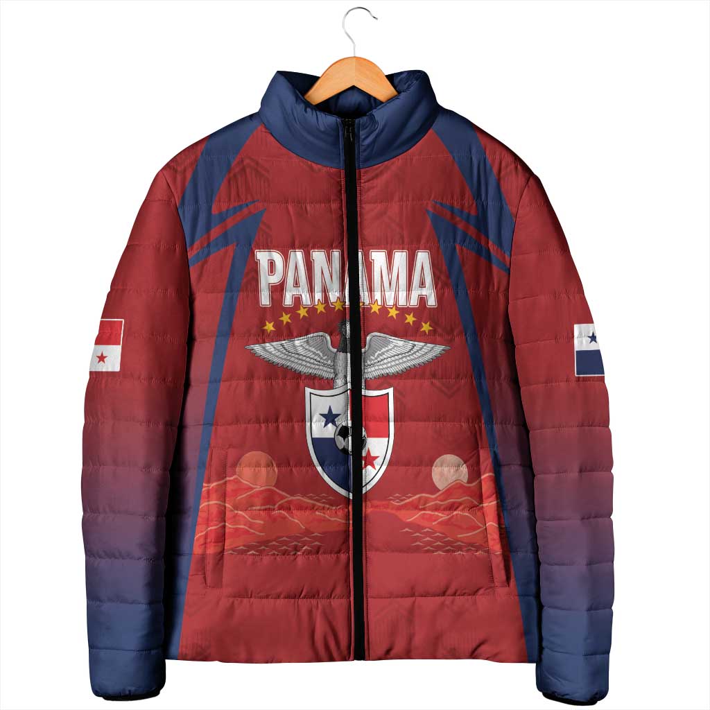 Afro-Panama Football 2026 Custom Padded Jacket La Marea Roja Making History - Wonder Print Shop