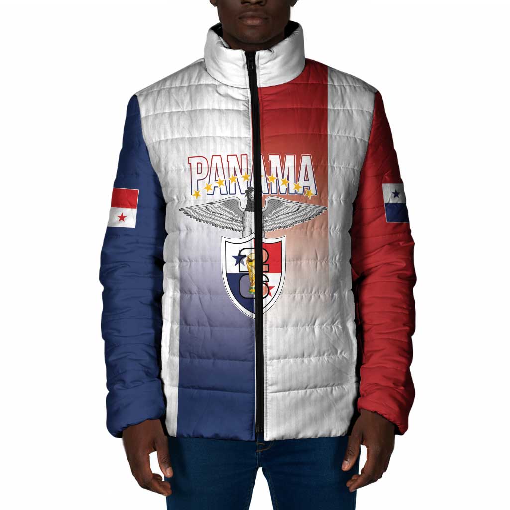 Afro-Panama Football Los Canaleros 2026 Custom Padded Jacket Rising Glory - Wonder Print Shop