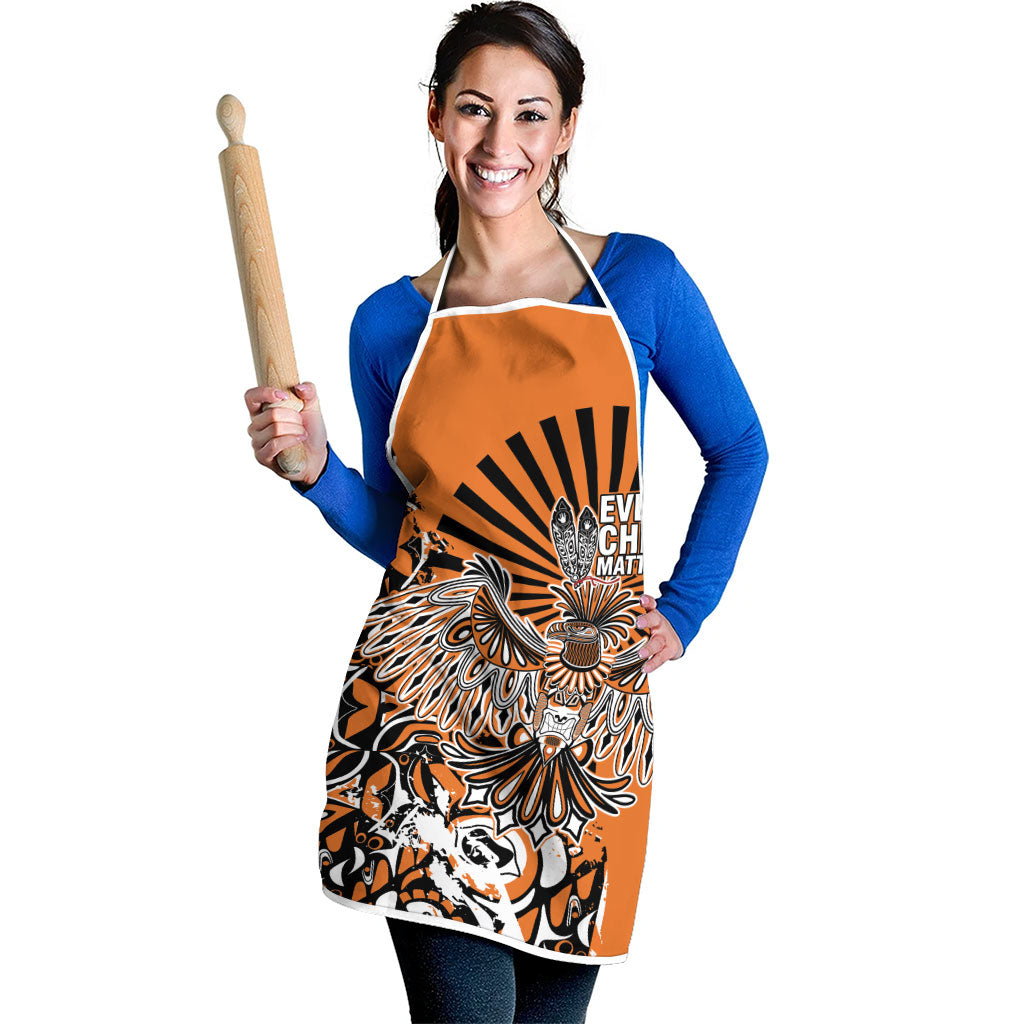Canada Indigenous Orange Apron Haida Art Thunder Bird