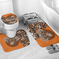 Canada Indigenous Orange Bathroom Set Haida Art Thunder Bird