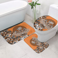 Canada Indigenous Orange Bathroom Set Haida Art Thunder Bird