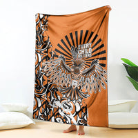 Canada Indigenous Orange Blanket Haida Art Thunder Bird