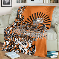 Canada Indigenous Orange Blanket Haida Art Thunder Bird