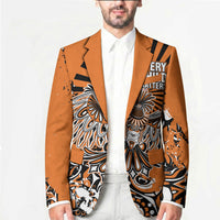Canada Indigenous Orange Blazer Haida Art Thunder Bird