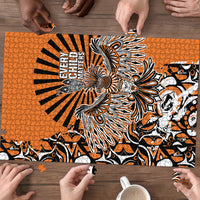 Canada Indigenous Orange Puzzle Haida Art Thunder Bird