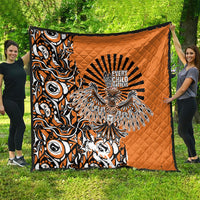 Canada Indigenous Orange Quilt Haida Art Thunder Bird