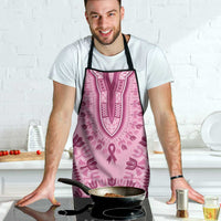 Dashiki Glamorous Pink Apron Breast Cancer Awareness - Wonder Print Shop