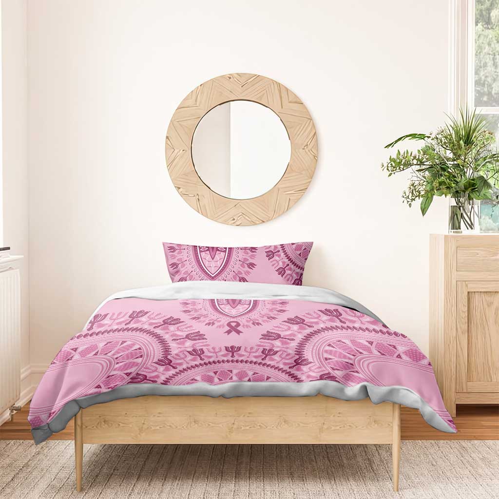 Dashiki Glamorous Pink Bedding Set Breast Cancer Awareness - Wonder Print Shop