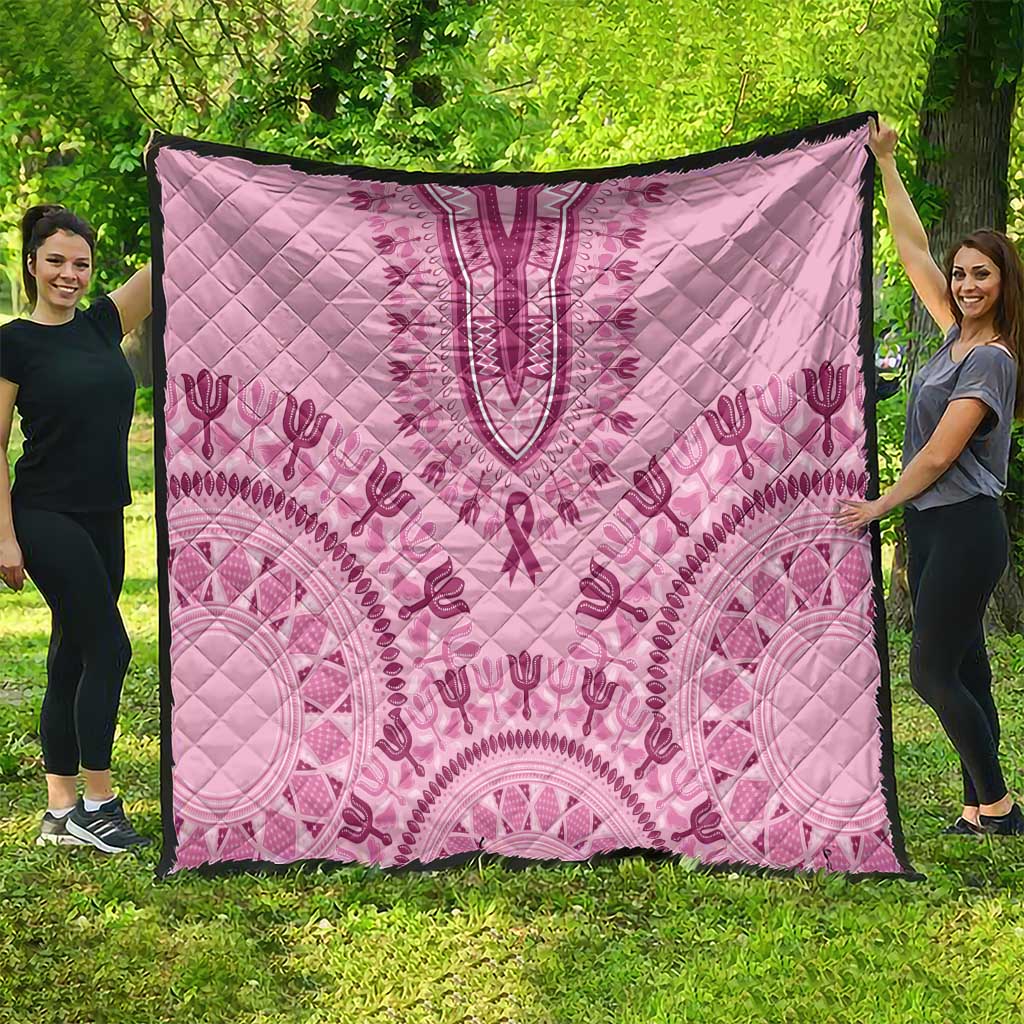 Dashiki Glamorous Pink Quilt Breast Cancer Awareness - Wonder Print Shop