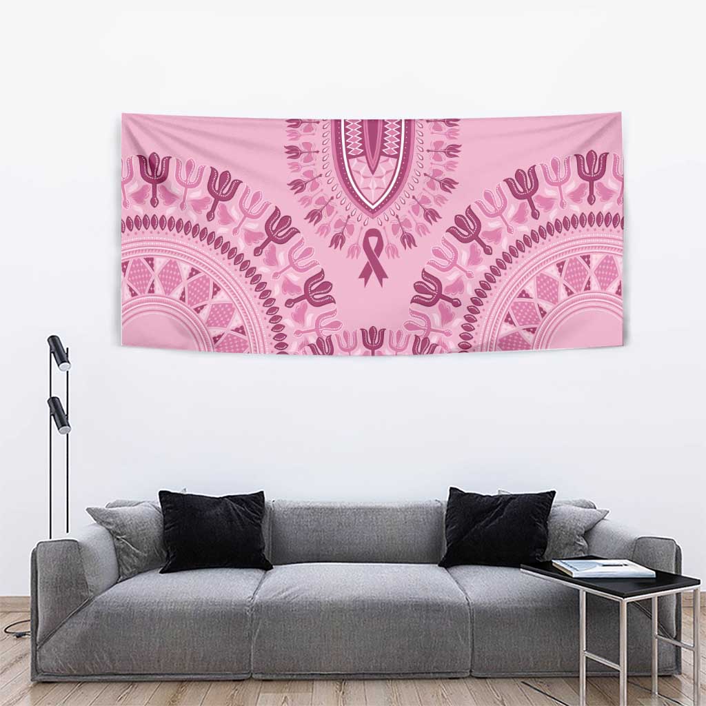 Dashiki Glamorous Pink Tapestry Breast Cancer Awareness - Wonder Print Shop